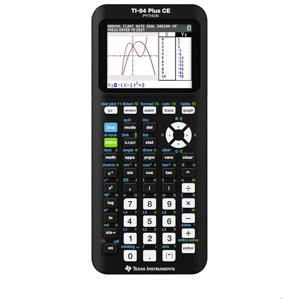 Texas Instruments Graphing Calculator in Black